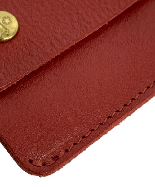 IL BISONTE（イル ビゾンテ）IL BISONTE (イル ビゾンテ) カードケース レッドの古着・服飾アイテム