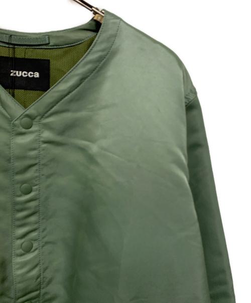 ZUCCA（ズッカ）ZUCCA (ズッカ) N/Cダブルツイルジャケット オリーブ サイズ:M 未使用品の古着・服飾アイテム