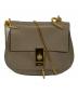 Chloe（クロエ）の古着「Small Suede & Calfskin Drew Shoulder Bag 」｜ベージュ