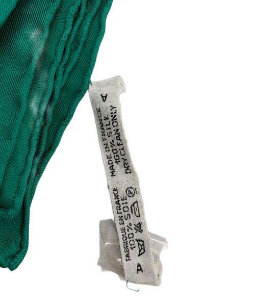 HERMES（エルメス）HERMES (エルメス) カレ90 VIVE LE VENT 風よ吹け グリーンの古着・服飾アイテム