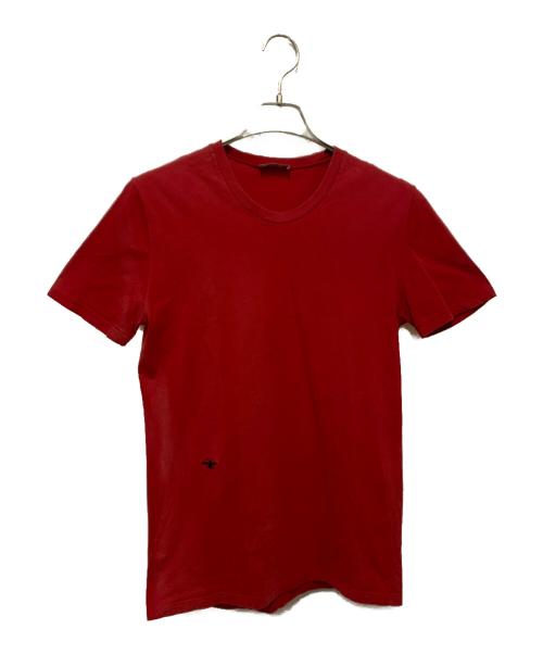 DIOR HOMME（ディオール オム）DIOR HOMME (ディオール オム) Tシャツ レッド サイズ:記載なしの古着・服飾アイテム