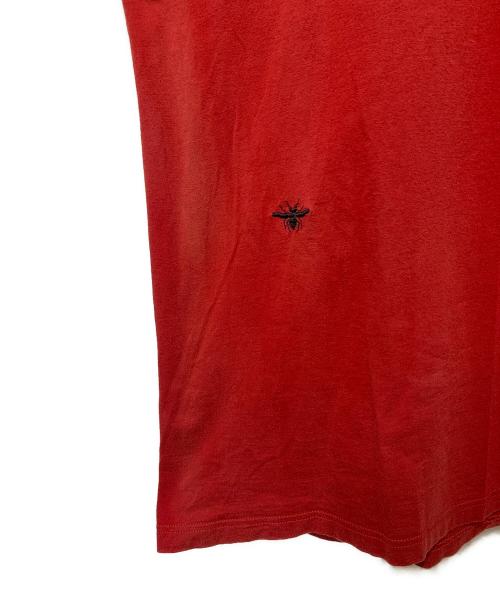 DIOR HOMME（ディオール オム）DIOR HOMME (ディオール オム) Tシャツ レッド サイズ:記載なしの古着・服飾アイテム