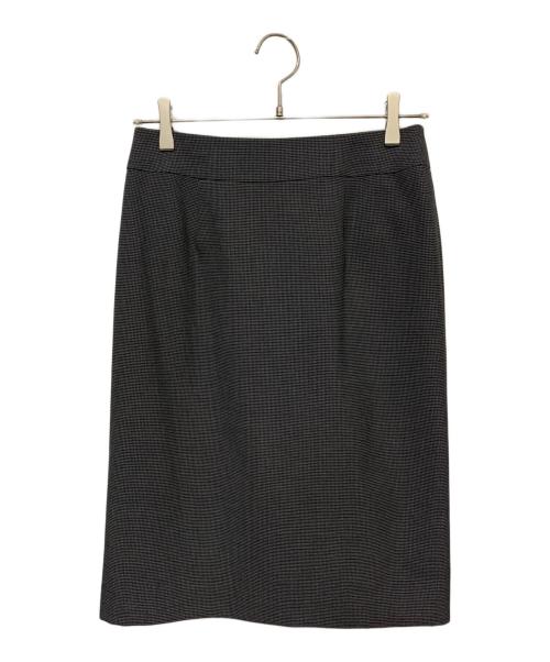 a day in the life（ア デイ イン ザ ライフ）a day in the life (ア デイ イン ザ ライフ) セットアップ(キーネックジャケット・スカート) グレー サイズ:38の古着・服飾アイテム