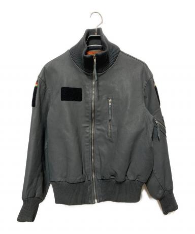 ドイツ軍 - フライトジャケット ドイツ軍タイプ パイロットレザージャケット JJ383YN レザーフライト