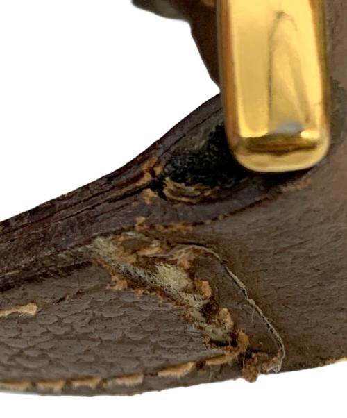 GUCCI（グッチ）GUCCI (グッチ) オールドグッチ GGプラス シェリーライン ショルダーバッグ  ベージュの古着・服飾アイテム