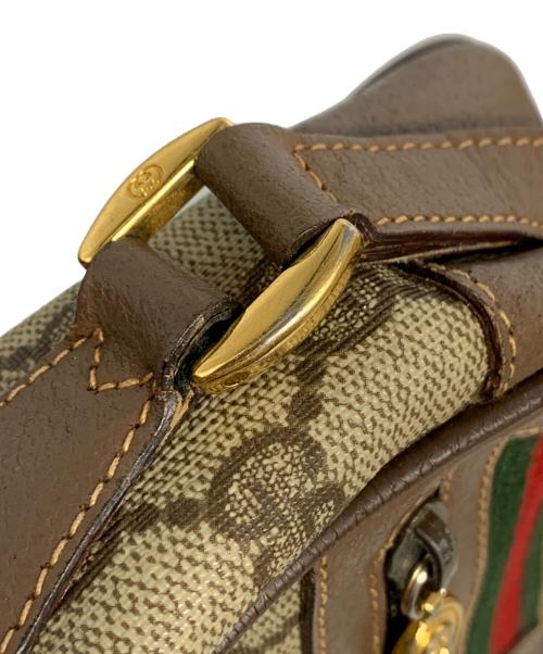 GUCCI（グッチ）GUCCI (グッチ) オールドグッチ GGプラス シェリーライン ショルダーバッグ  ベージュの古着・服飾アイテム