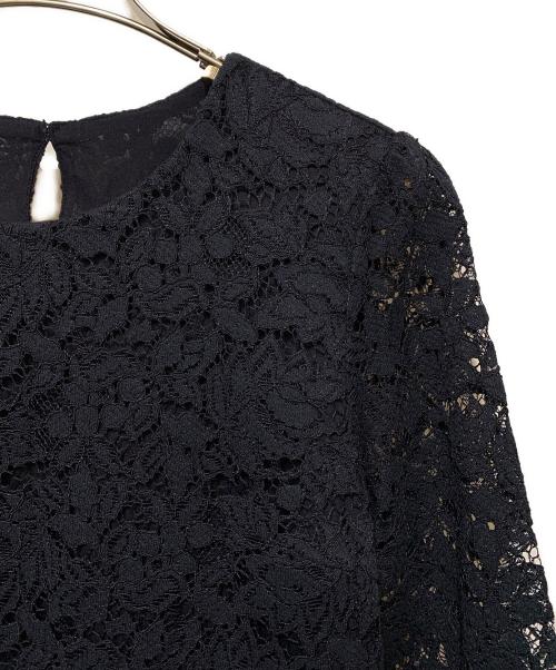 ANAYI（アナイ）ANAYI (アナイ) レースブラウス ネイビー サイズ:38 未使用品の古着・服飾アイテム