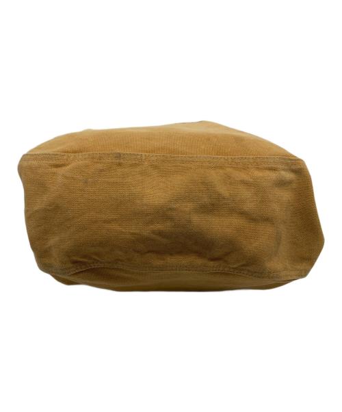 DOUBLE RL（ダブルアールエル）DOUBLE RL (ダブルアールエル) キャンバス マーケット トート ブラウンの古着・服飾アイテム