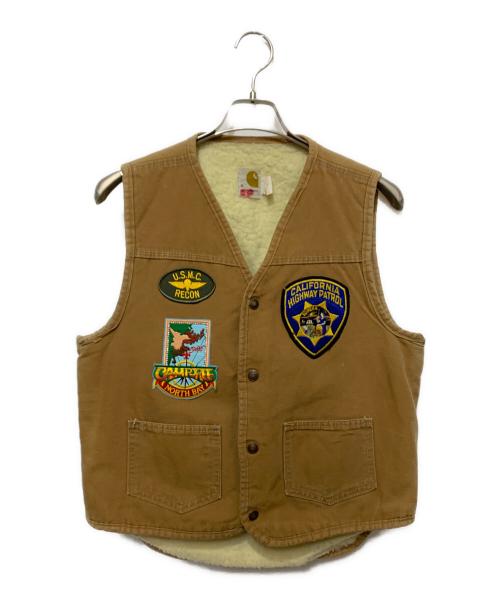 CarHartt（カーハート）CarHartt (カーハート) 古着ダックベスト ブラウン サイズ:Mの古着・服飾アイテム