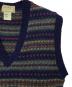 L.L.Bean (エルエルビーン) 総柄ニットベスト ネイビー サイズ:L：4000円