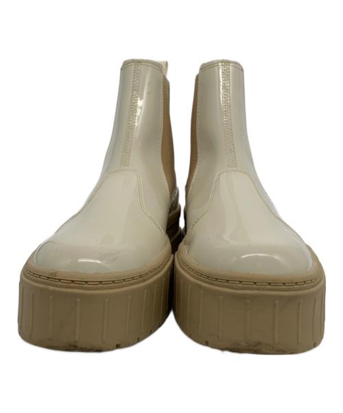 PUMA（プーマ）PUMA (プーマ)  MAYZE CHELSEA JELLY WNS ホワイト×ベージュ サイズ:24の古着・服飾アイテム