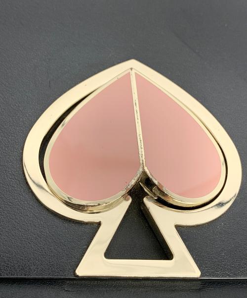 Kate Spade（ケイトスペード）Kate Spade (ケイトスペード) ショルダーバッグ ブラック×ピンクの古着・服飾アイテム
