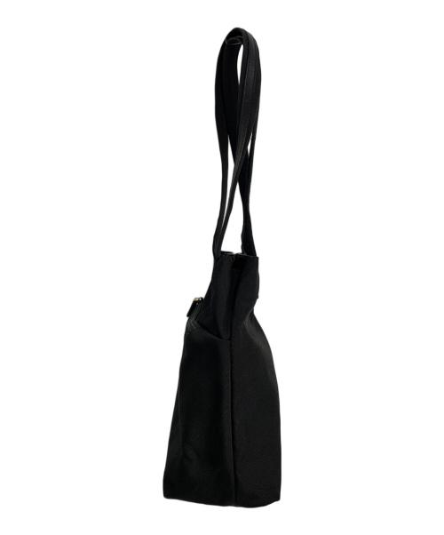 GUCCI（グッチ）GUCCI (グッチ) ナイロンミニショルダーバッグ ブラックの古着・服飾アイテム