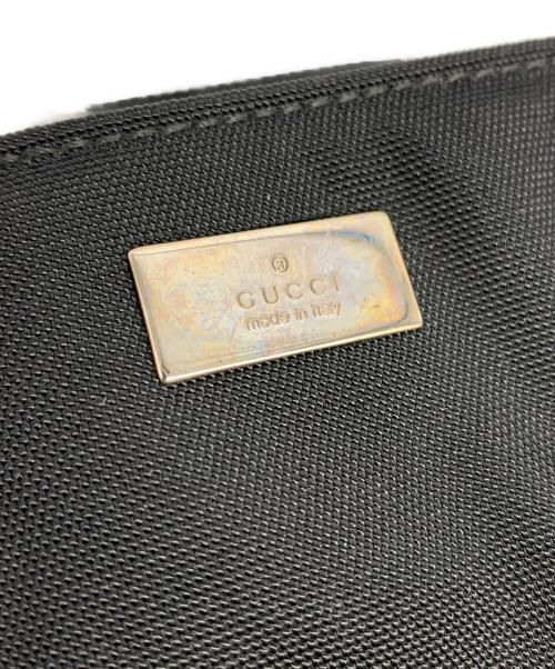 GUCCI（グッチ）GUCCI (グッチ) ナイロンミニショルダーバッグ ブラックの古着・服飾アイテム