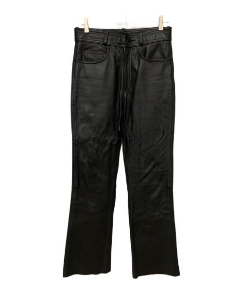 SRP（エスアールピー）SRP (エスアールピー) レザーパンツ ブラック サイズ:Lの古着・服飾アイテム