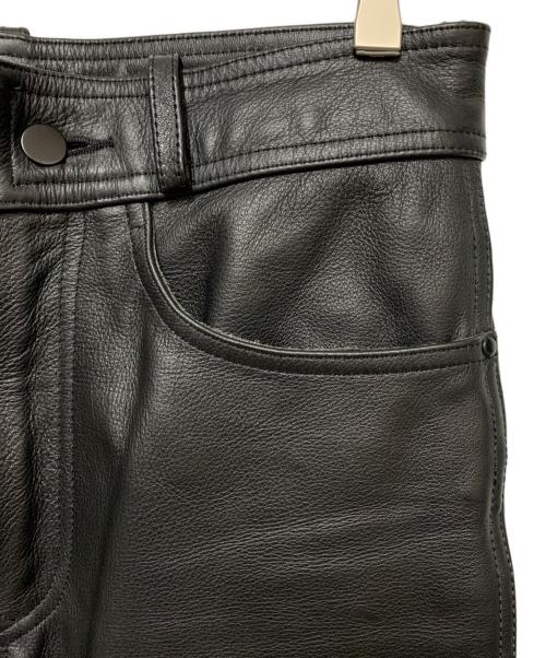 SRP（エスアールピー）SRP (エスアールピー) レザーパンツ ブラック サイズ:Lの古着・服飾アイテム