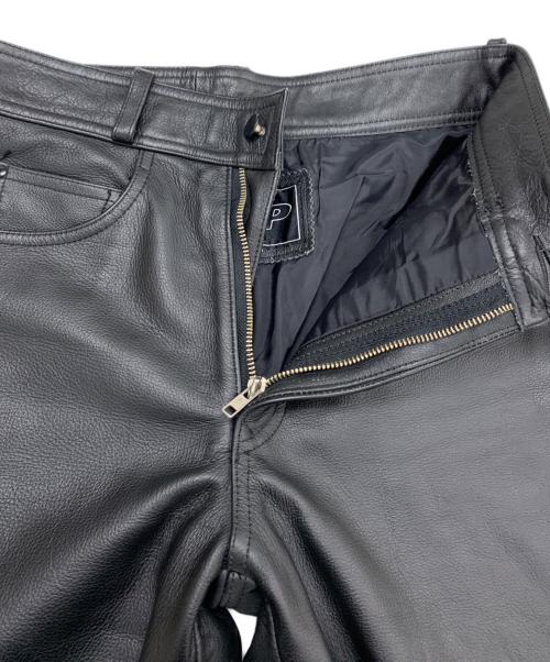 SRP（エスアールピー）SRP (エスアールピー) レザーパンツ ブラック サイズ:Lの古着・服飾アイテム