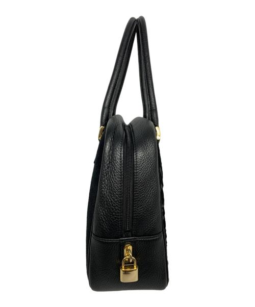 FEILER（フェイラー）FEILER (フェイラー) ハンドバッグ ブラックの古着・服飾アイテム