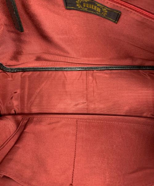 FEILER（フェイラー）FEILER (フェイラー) ハンドバッグ ブラックの古着・服飾アイテム