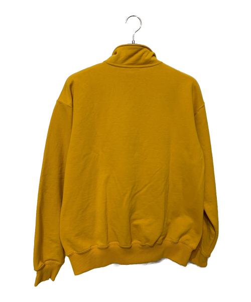 Schott（ショット）shott (ショット) ハーフジップロゴスウェット イエロー サイズ:M 未使用品の古着・服飾アイテム