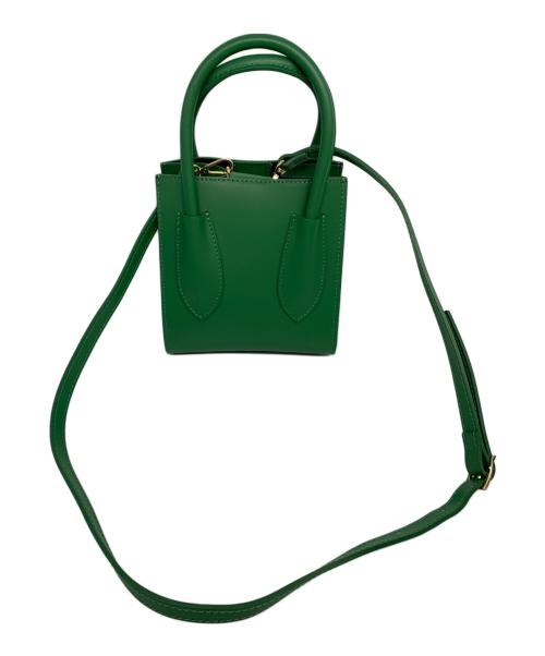 AULENTTI（オウレンティ）AULENTTI (オウレンティ) スクエアトートバッグ グリーンの古着・服飾アイテム