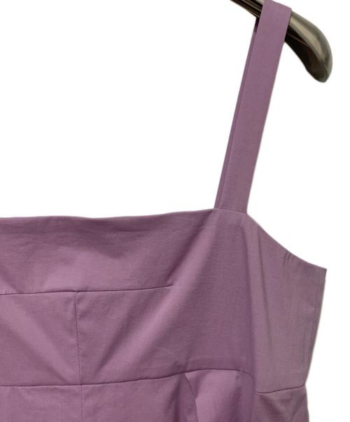 SAYAKA DAVIS（サヤカ デイヴィス）SAYAKA DAVIS (サヤカ デイヴィス) コットンロングドレス パープル サイズ:2 未使用品の古着・服飾アイテム