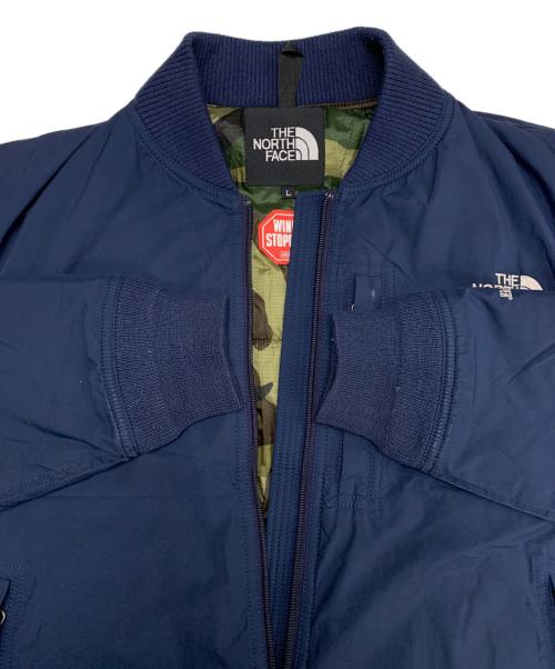 THE NORTH FACE（ザ ノース フェイス）THE NORTH FACE (ザ ノース フェイス) WINDSTOPPER Q THREE JACKET ネイビー サイズ:Lの古着・服飾アイテム