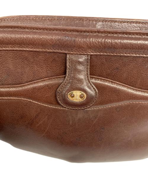 CELINE（セリーヌ）CELINE (セリーヌ) ショルダーバッグ ブラウンの古着・服飾アイテム