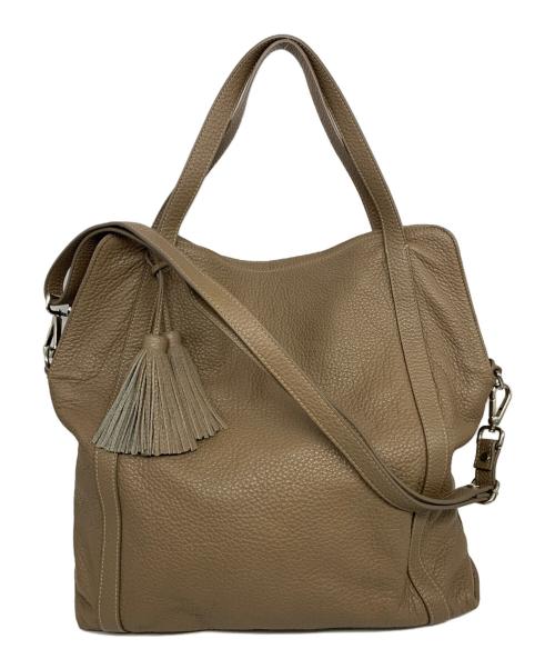 ACATE（アカーテ）ACATE (アカーテ) 2Way トートバッグ ブラウンの古着・服飾アイテム