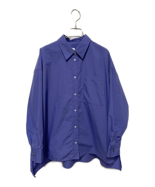 quaranciel（カランシエル）quaranciel (カランシエル)  ビッグ シャツ ブルー サイズ:38 未使用品の古着・服飾アイテム