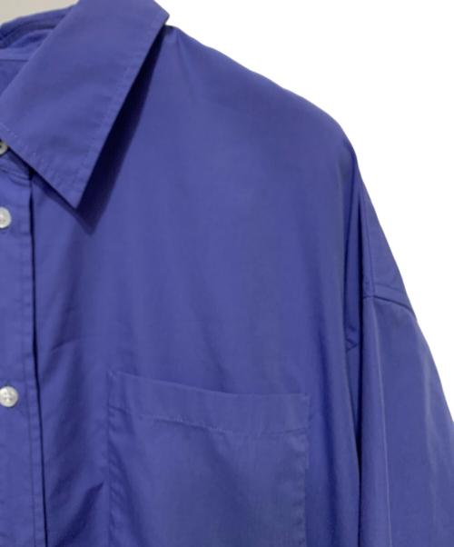 quaranciel（カランシエル）quaranciel (カランシエル)  ビッグ シャツ ブルー サイズ:38 未使用品の古着・服飾アイテム