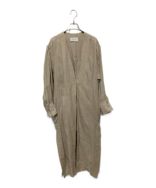 ETRE TOKYO（エトレトウキョウ）ETRE TOKYO (エトレトウキョウ) ノーカラーヘリボーンコート ベージュ サイズ:Sの古着・服飾アイテム