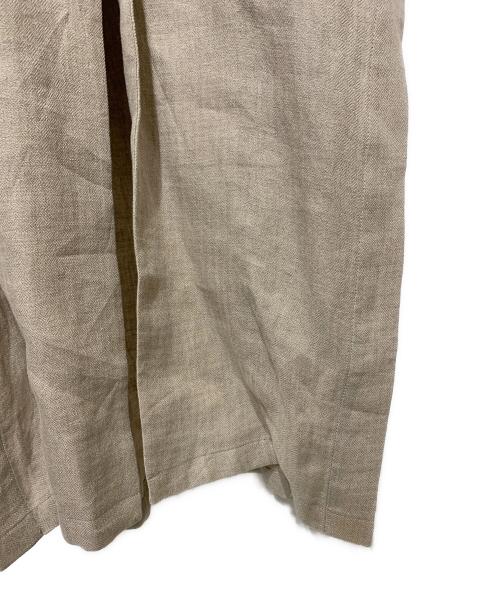 ETRE TOKYO（エトレトウキョウ）ETRE TOKYO (エトレトウキョウ) ノーカラーヘリボーンコート ベージュ サイズ:Sの古着・服飾アイテム