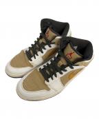 NIKEナイキ）の古着「Jordan 1 Retro Father's Day Tweed」｜ホワイト×ベージュ