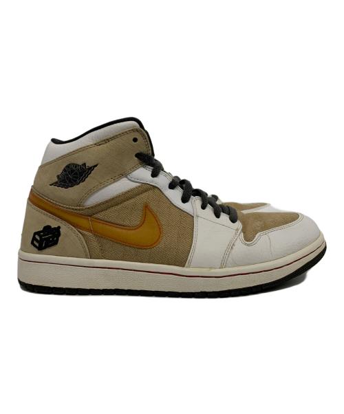 NIKE（ナイキ）nike (ナイキ) Jordan 1 Retro Father's Day Tweed ホワイト×ベージュ サイズ:27.5の古着・服飾アイテム