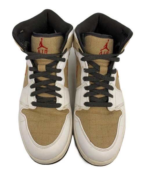 NIKE（ナイキ）nike (ナイキ) Jordan 1 Retro Father's Day Tweed ホワイト×ベージュ サイズ:27.5の古着・服飾アイテム