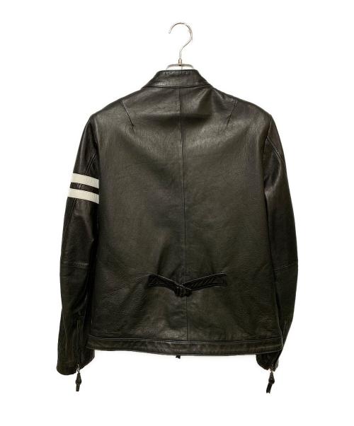 The Duffer of ST.George（ザ ダファーオブセントジョージ）The DUFFER of ST.GEORGE (ザ ダファーオブセントジョージ) ラムレザージャケット ブラック サイズ:Lの古着・服飾アイテム