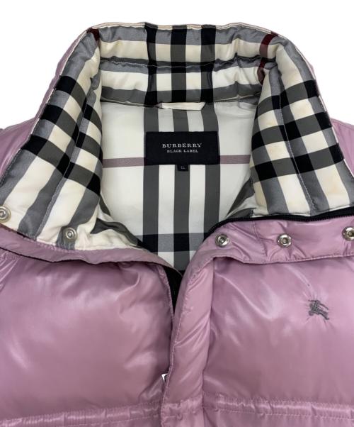 BURBERRY BLACK LABEL（バーバリーブラックレーベル）BURBERRY BLACK LABEL (バーバリーブラックレーベル) ダウンジャケット ピンク サイズ:LLの古着・服飾アイテム