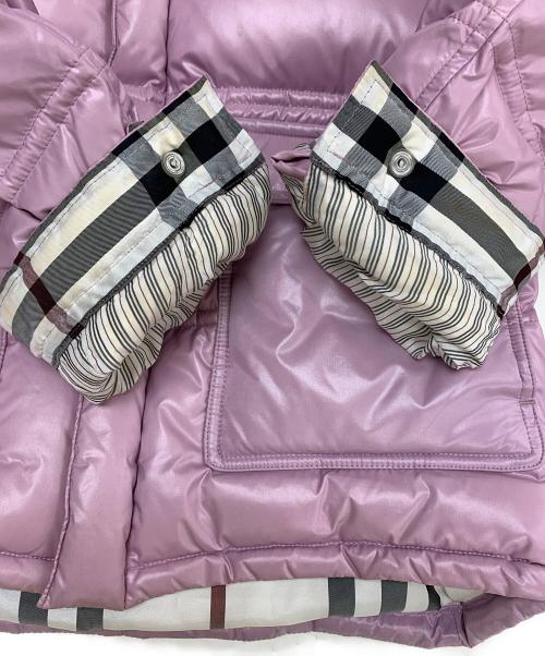BURBERRY BLACK LABEL（バーバリーブラックレーベル）BURBERRY BLACK LABEL (バーバリーブラックレーベル) ダウンジャケット ピンク サイズ:LLの古着・服飾アイテム