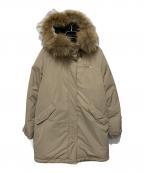 FIRST DOWNファーストダウン）の古着「ダウンジャケット」｜ベージュ