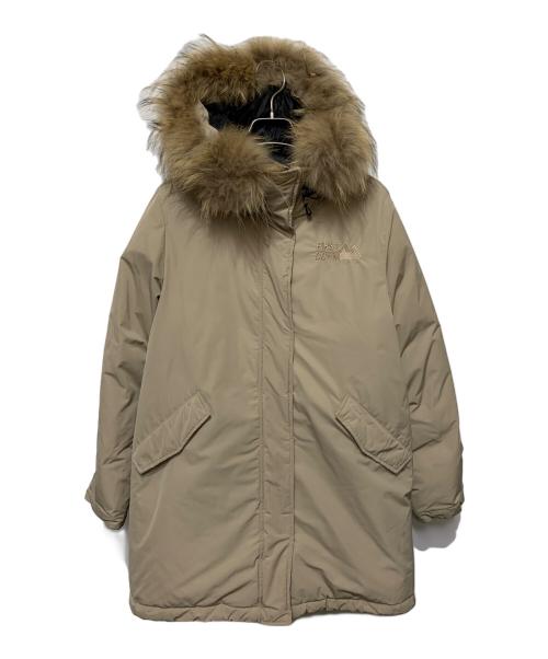 FIRST DOWN（ファーストダウン）FIRST DOWN (ファーストダウン) ダウンジャケット ベージュ サイズ:Sの古着・服飾アイテム