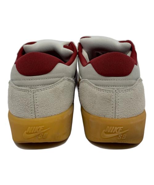 NIKE SB（ナイキエスビー）NIKE SB (ナイキエスビー)  FORCE 58 レッド×ベージュ サイズ:27.5の古着・服飾アイテム