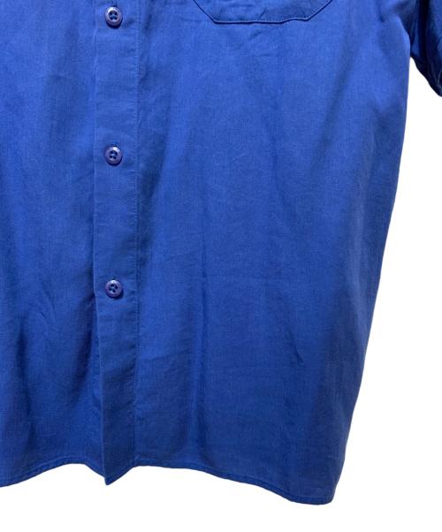 Hysteric Glamour（ヒステリックグラマー）Hysteric Glamour (ヒステリックグラマー) レーヨンエンジニア半袖シャツ ブルー サイズ:XLの古着・服飾アイテム