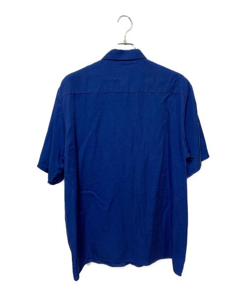 Hysteric Glamour（ヒステリックグラマー）Hysteric Glamour (ヒステリックグラマー) レーヨンエンジニア半袖シャツ ブルー サイズ:XLの古着・服飾アイテム