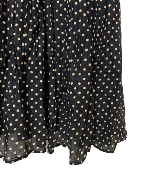 ne quittez pas（ヌキテパ）ne quittez pas (ヌキテパ) ドットワンピース ブラック サイズ:F 未使用品の古着・服飾アイテム