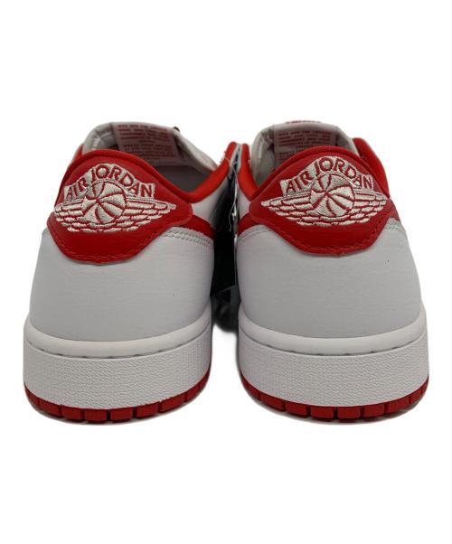 NIKE（ナイキ）NIKE (ナイキ) Air Jordan 1 Retro Low OG ホワイト×レッド サイズ:27.5 未使用品の古着・服飾アイテム