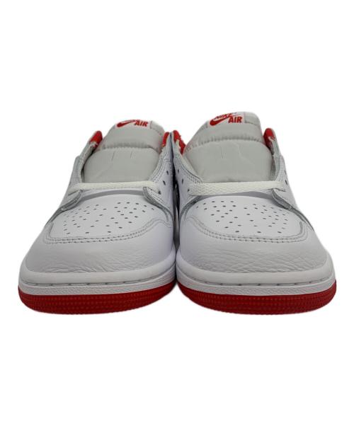 NIKE（ナイキ）NIKE (ナイキ) Air Jordan 1 Retro Low OG ホワイト×レッド サイズ:27.5 未使用品の古着・服飾アイテム