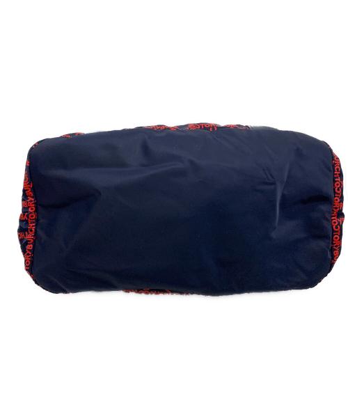 TORY BURCH（トリーバーチ）TORY BURCH (トリーバーチ) トートバッグ ネイビー×レッドの古着・服飾アイテム