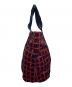 TORY BURCH (トリーバーチ) トートバッグ ネイビー×レッド：8000円
