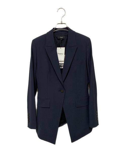 theory（セオリー）theory (セオリー) Traceable Wool Etiennette Blazer ネイビー 未使用品の古着・服飾アイテム